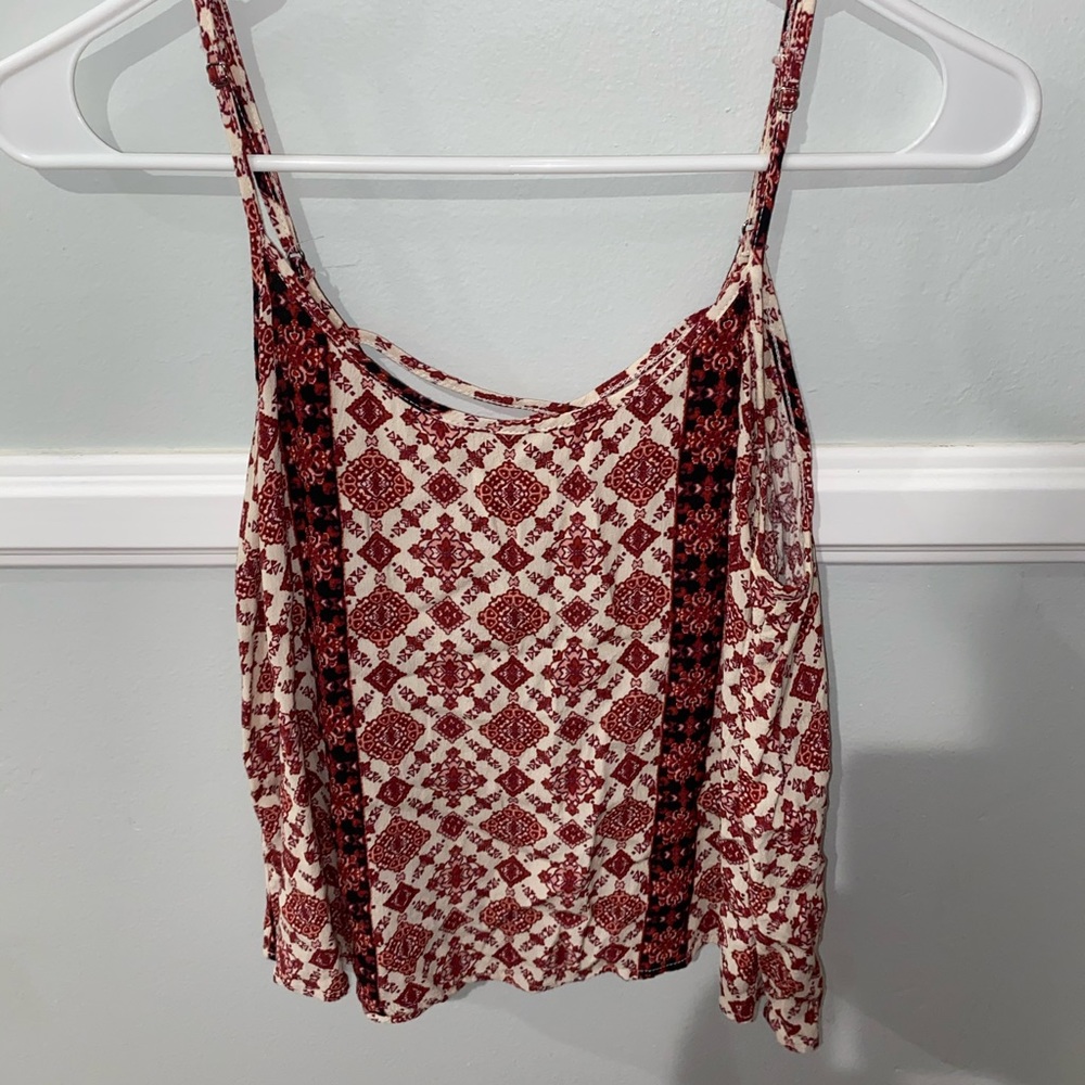 Tank Top with Lattice Backing
